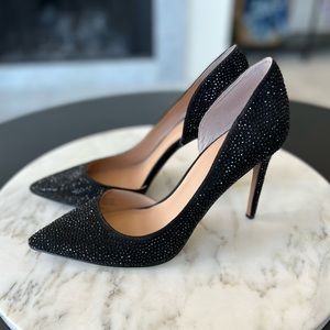 Black Sequin INC Heels
